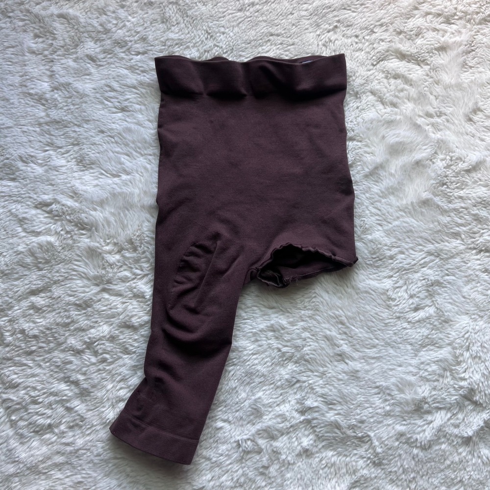 SKIMS Solution Short One Leg Asymmetrical Shapewear Cocoa XXS/XS SH-SOL-0118 NEW